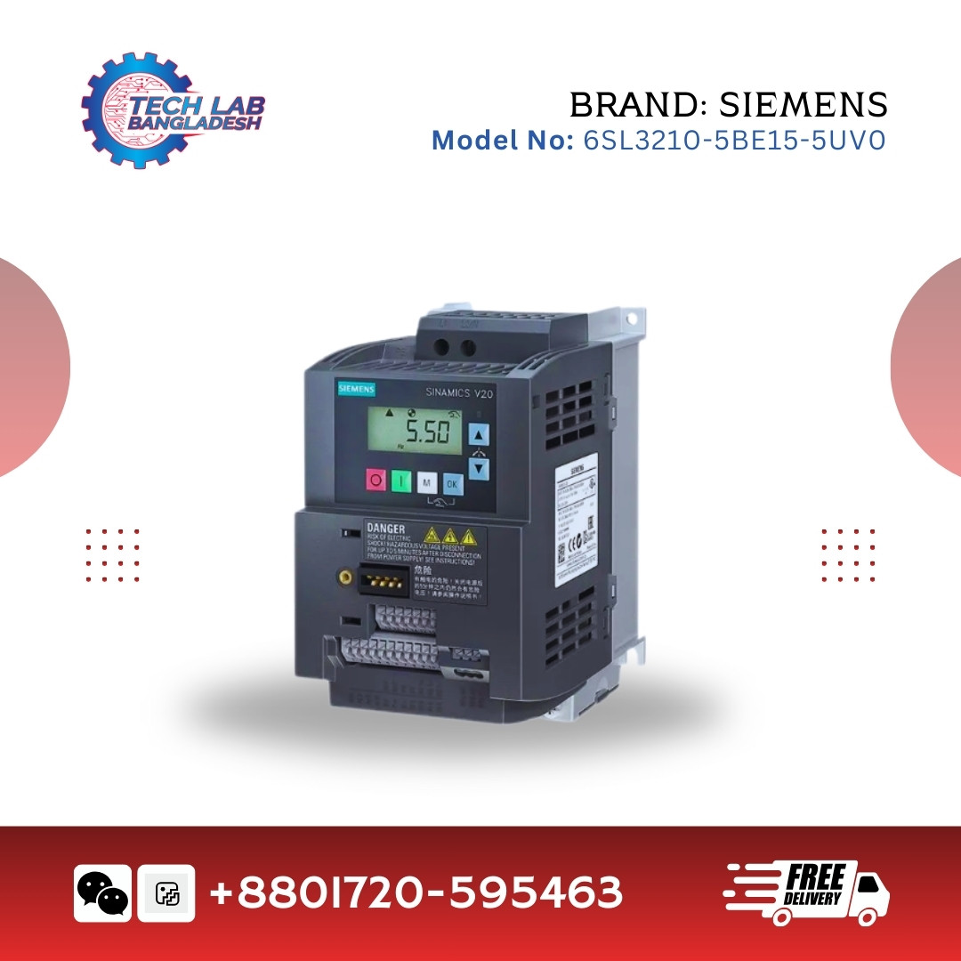 Siemens SINAMICS S120 Drive Module – Model 6SL3210-5BE15-5UV0