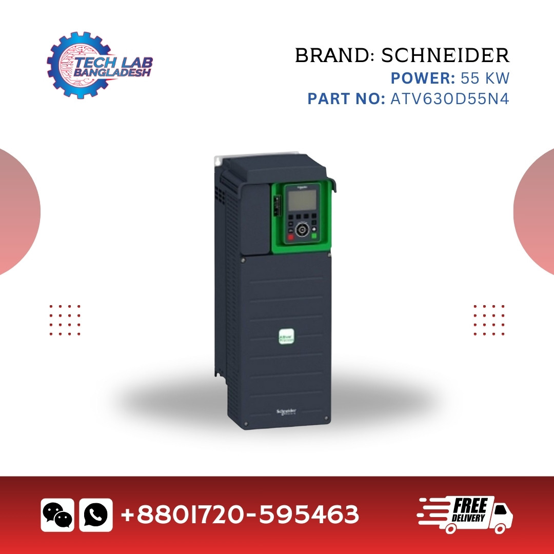 Schneider Electric ATV630D55N4 Altivar Machine VFD – 55kW, 3 Phase, 380-480V, 50/60Hz