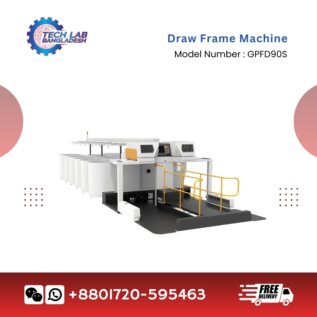 GPFD90S Model Spinning Machinery Draw Frame With Automatic Stop Device Frame Drawing Frame Spinning Machine for Cotton Yarn