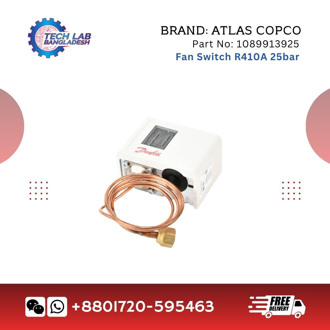 Atlas Copco Fan Switch R410A 25BAR (Part No. 1089913925)
