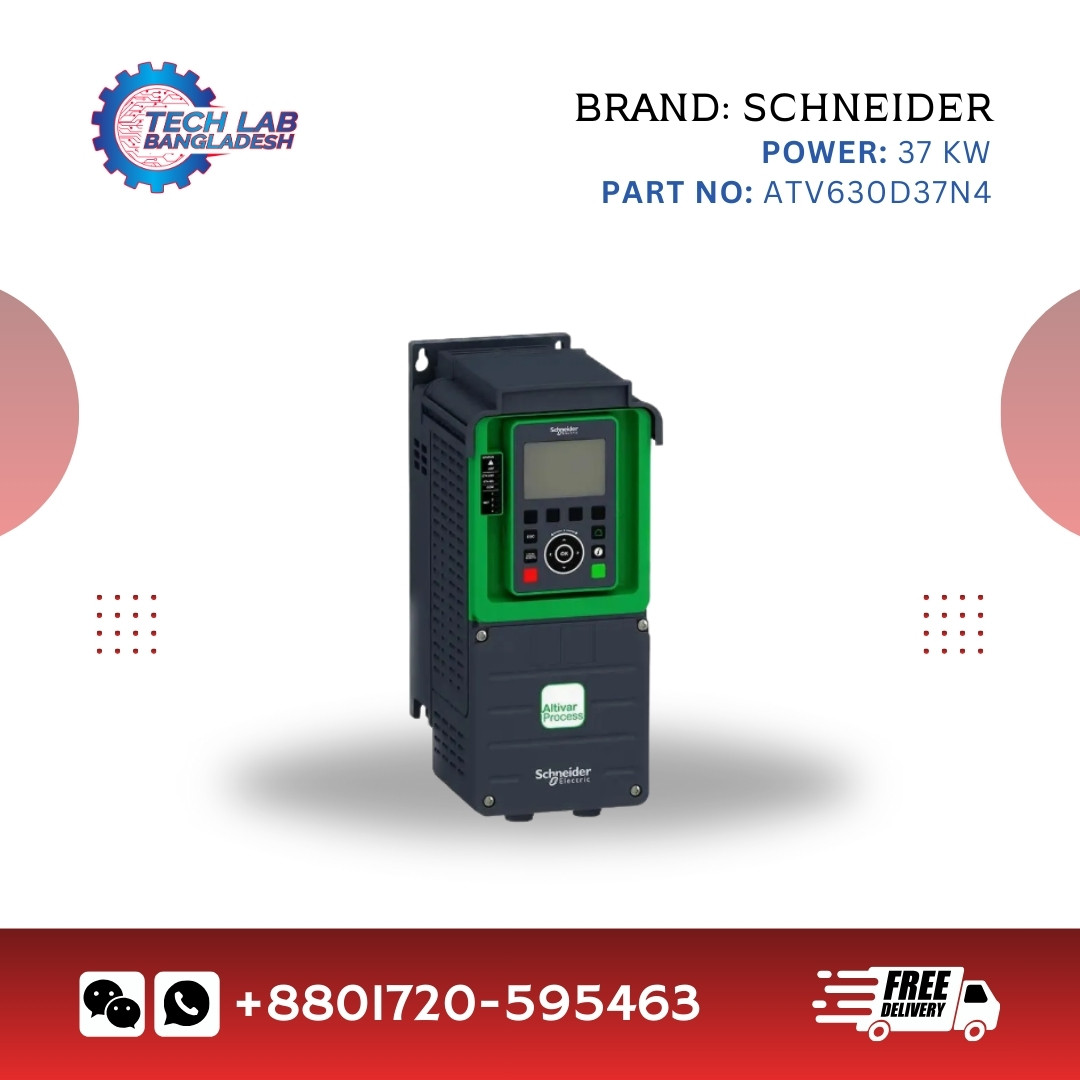 Schneider Electric ATV630D37N4 Altivar Machine VFD – 37kW, 3 Phase, 380-480V, 50/60Hz