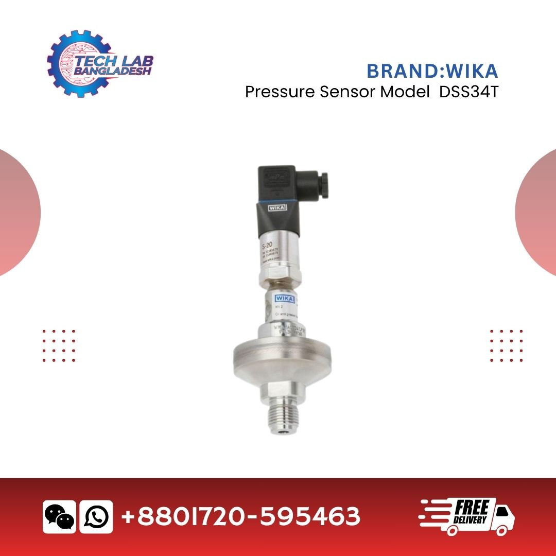 High-quality pressure sensor with mounted diaphragm seal With threaded connection, welded design