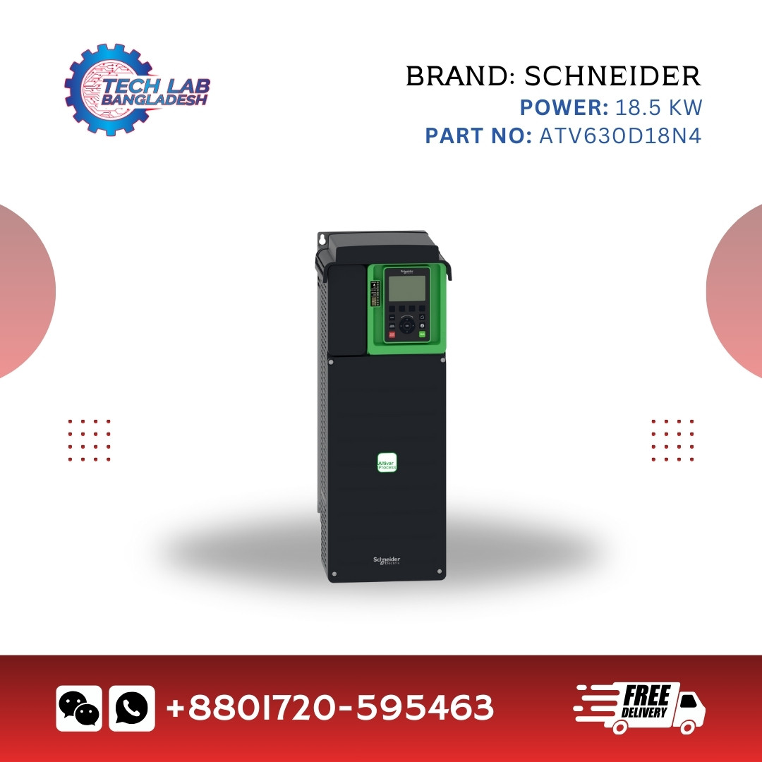 Schneider Electric ATV630D18N4 Altivar Machine VFD – 18.5kW, 3 Phase, 380-480V, 50/60Hz