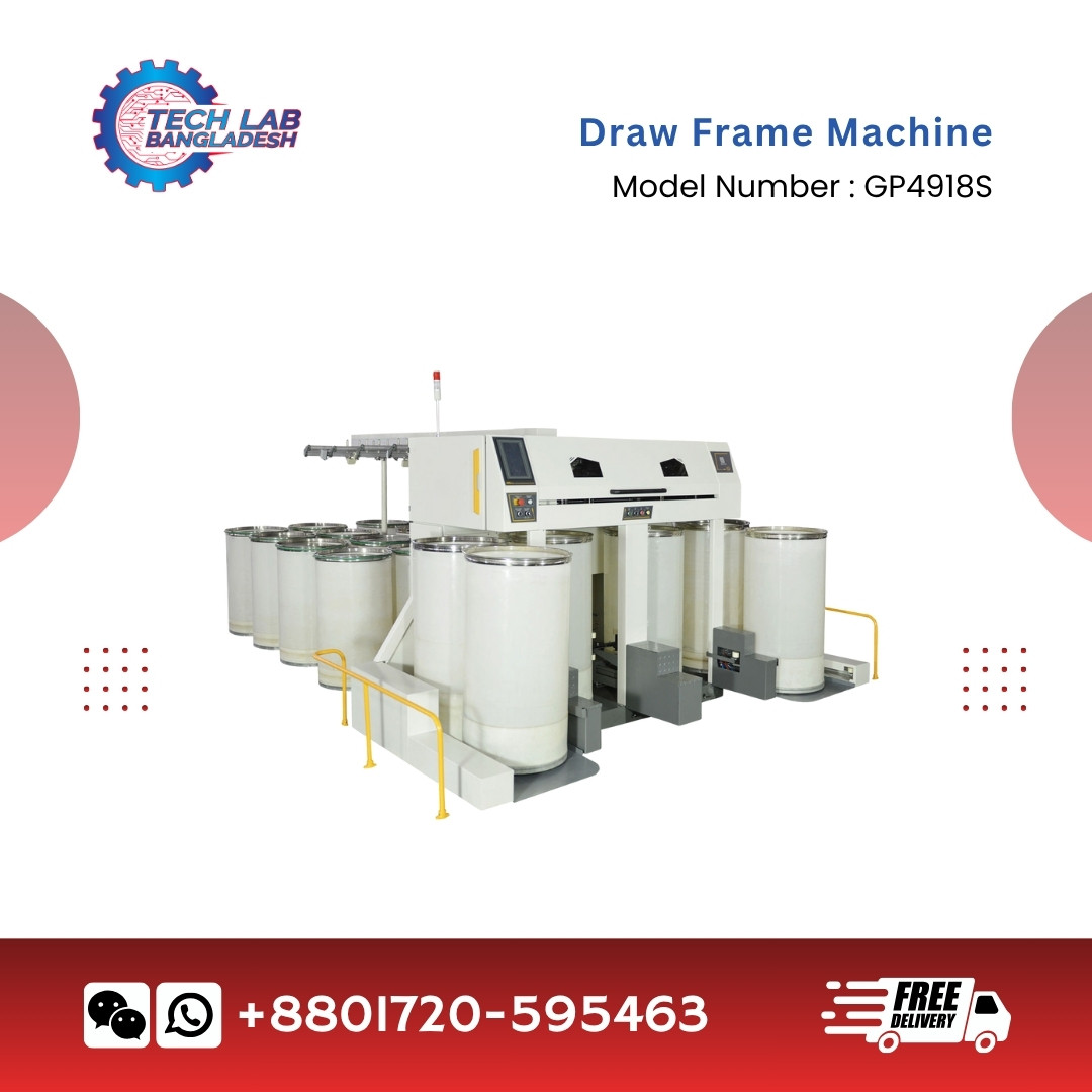 GP4918S Model Textile Drawing Frame for Cotton Yarn Production Line Spinning Machinery Draw Frame With Uster Auto Leveller