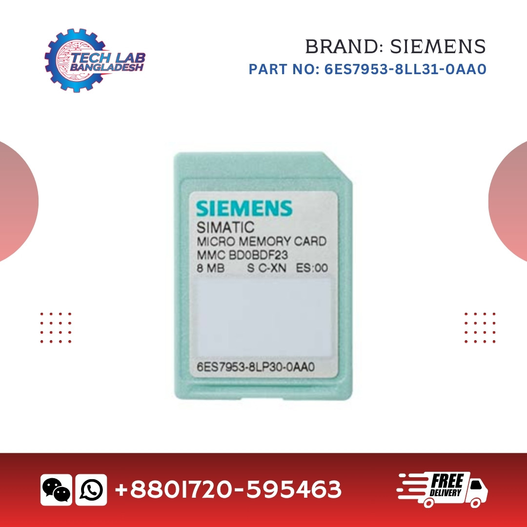 SIMATIC S7 Micro Memory Card S7 300, C7, or ET 200 series CPU, 6ES7953-8LL31-0AA0