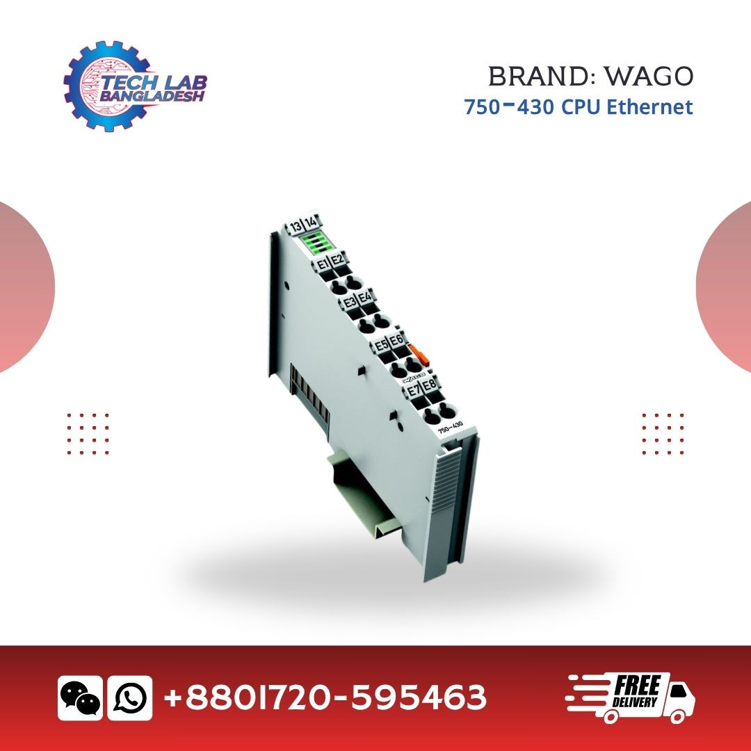 Wago 750-430 CPU Ethernet,8-channel digital input; 24 VDC