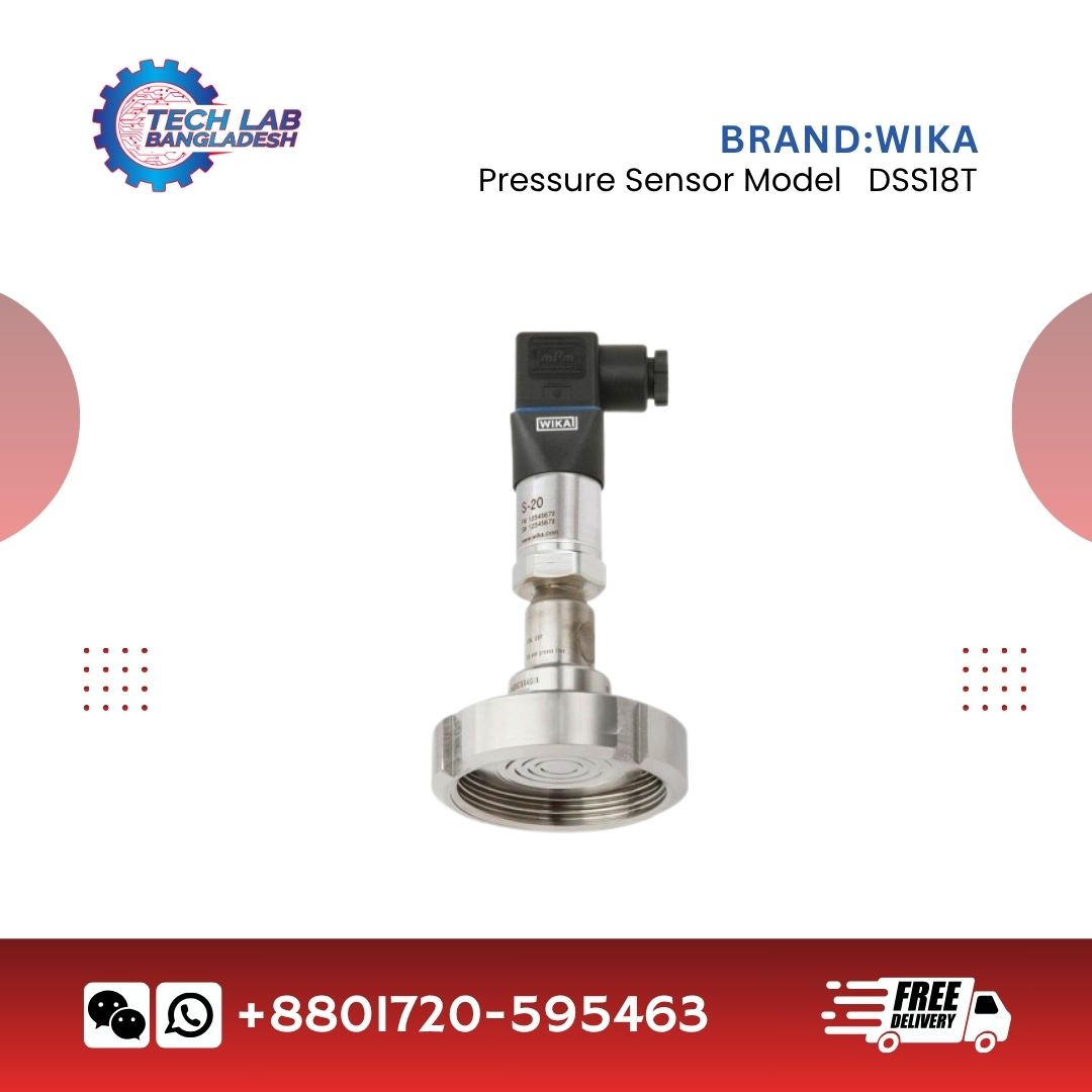 High-quality pressure sensor with mounted diaphragm seal With milk thread fitting
