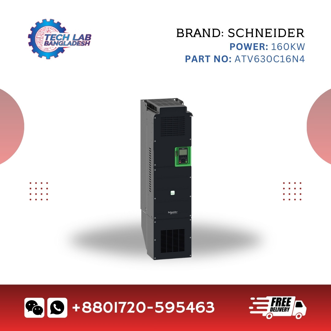 Schneider Electric ATV630C16N4 Altivar Machine VFD – 160kW, 3 Phase, 380-480V, 50/60Hz